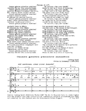 Omnes gentes plaudite manibus