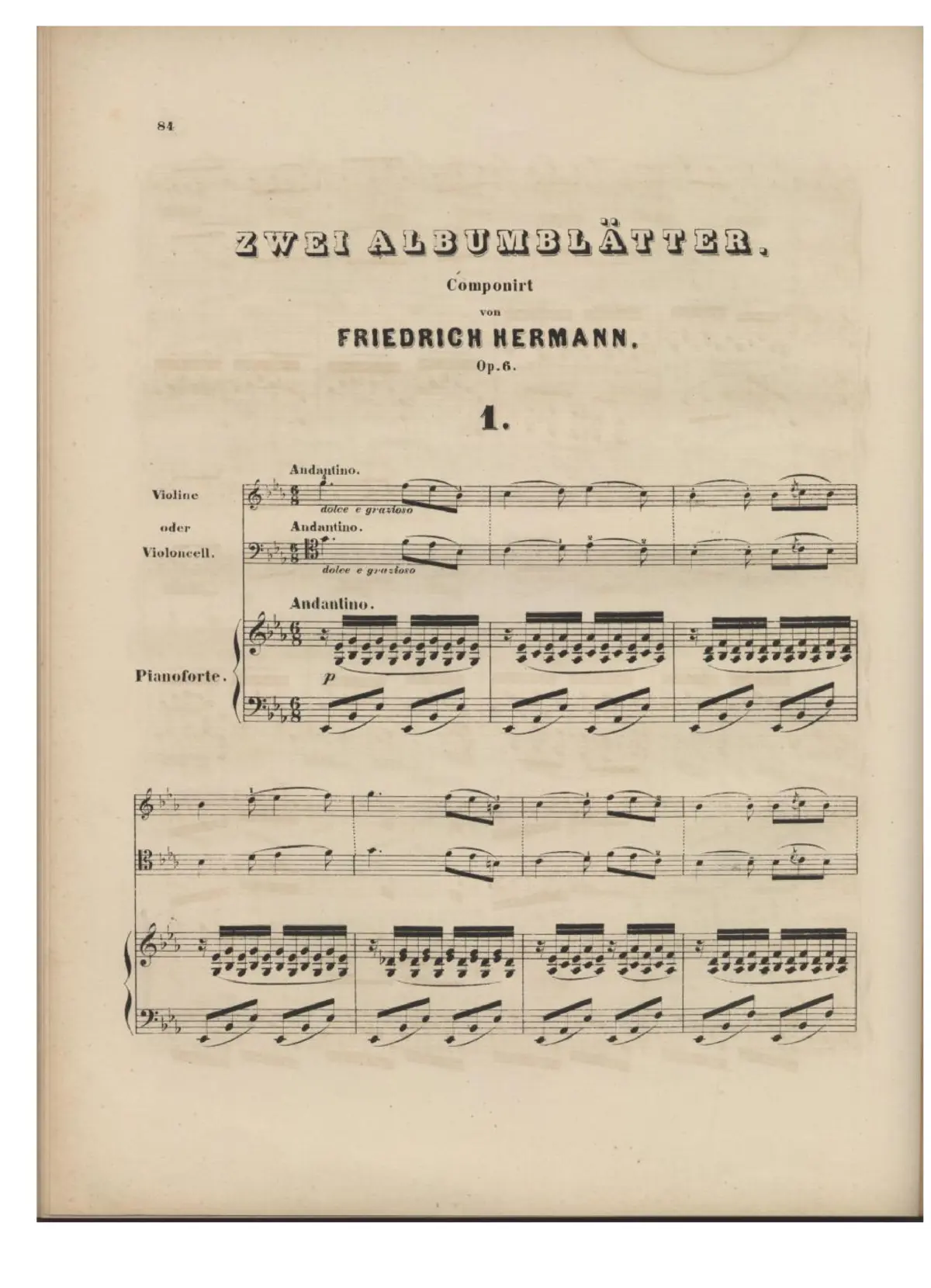 2 Albumblätter - Page 1