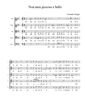 Non men giocoso e bello