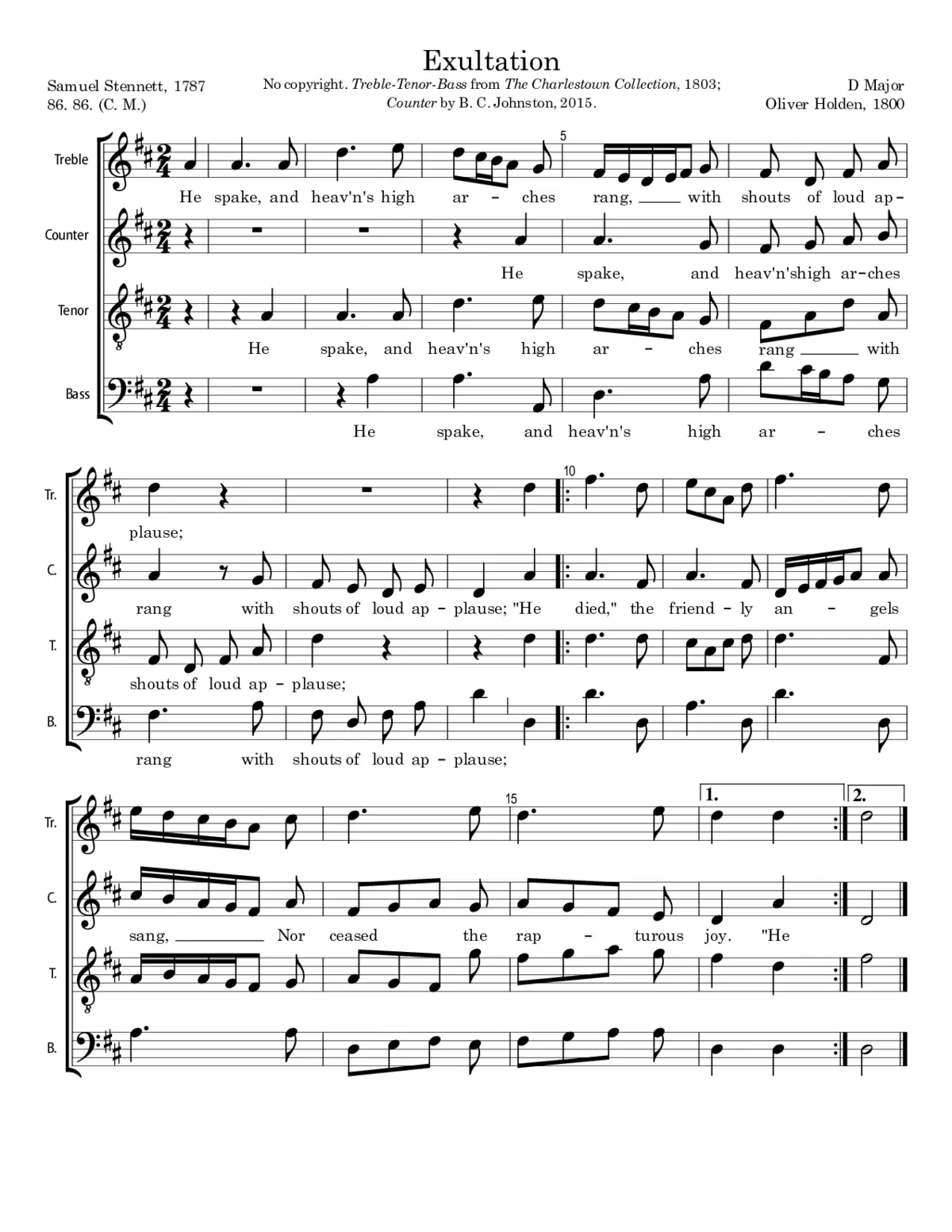 Exultation - Page 1
