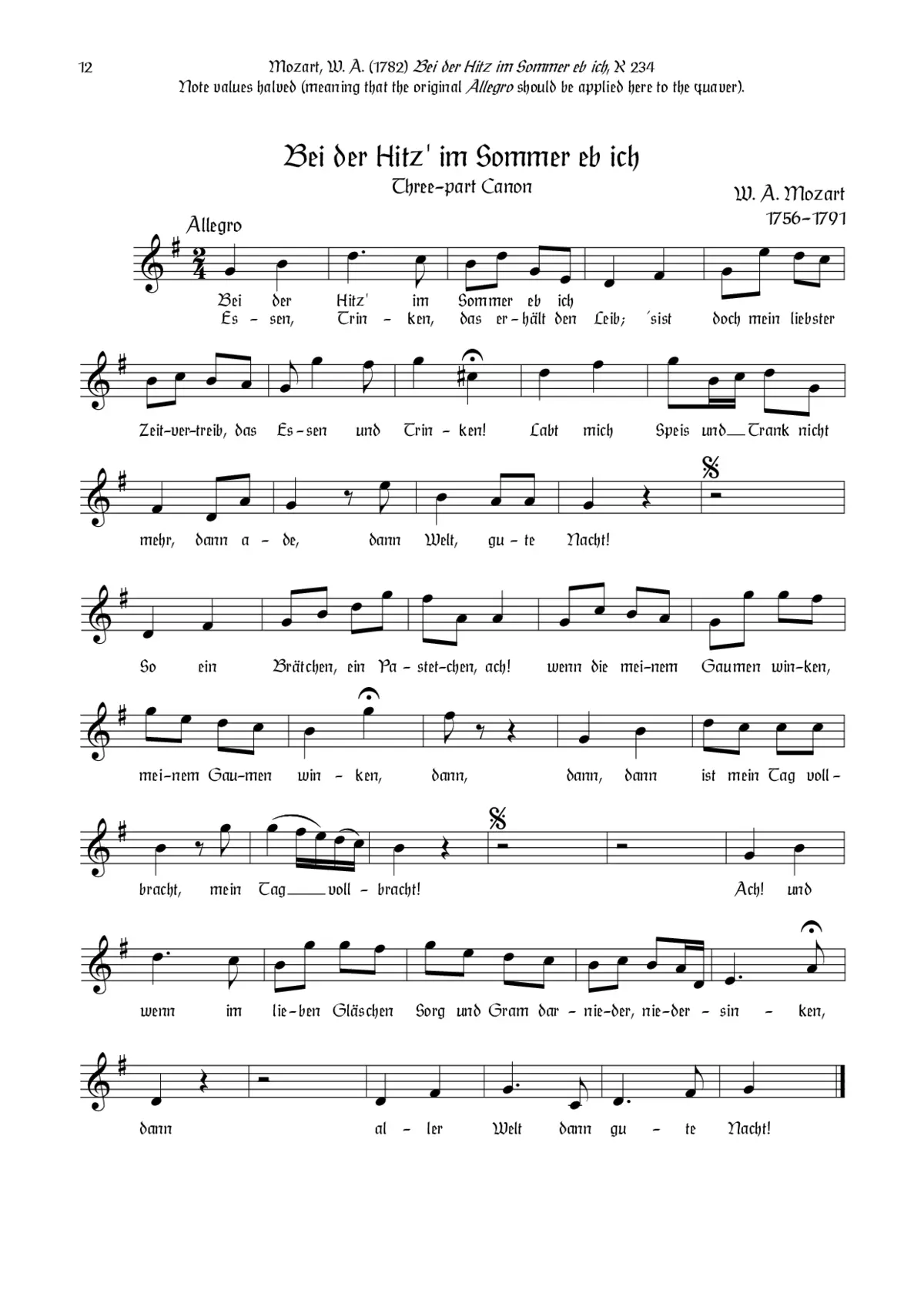 Canon for 3 Voices - Page 1