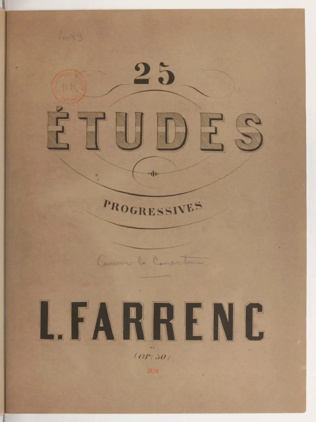 25 Etudes Faciles - Page 1