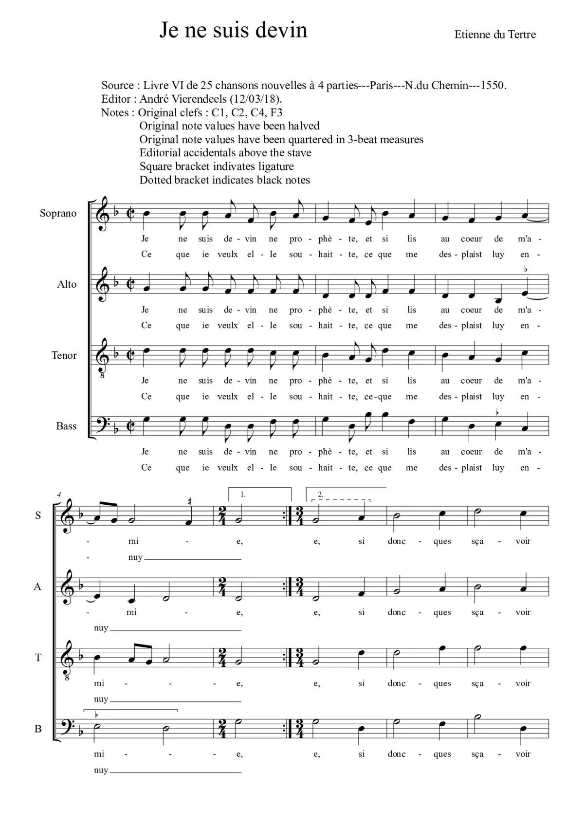 Je ne suis devin - Page 1