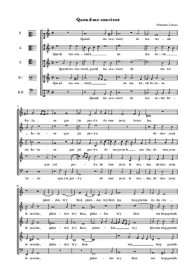 Quand me souvient