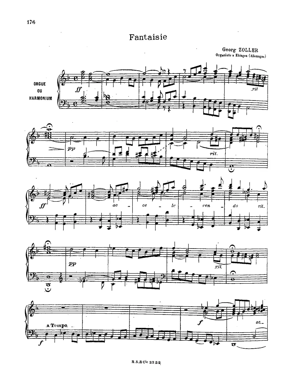 3 Pièces pour orgue - Page 1