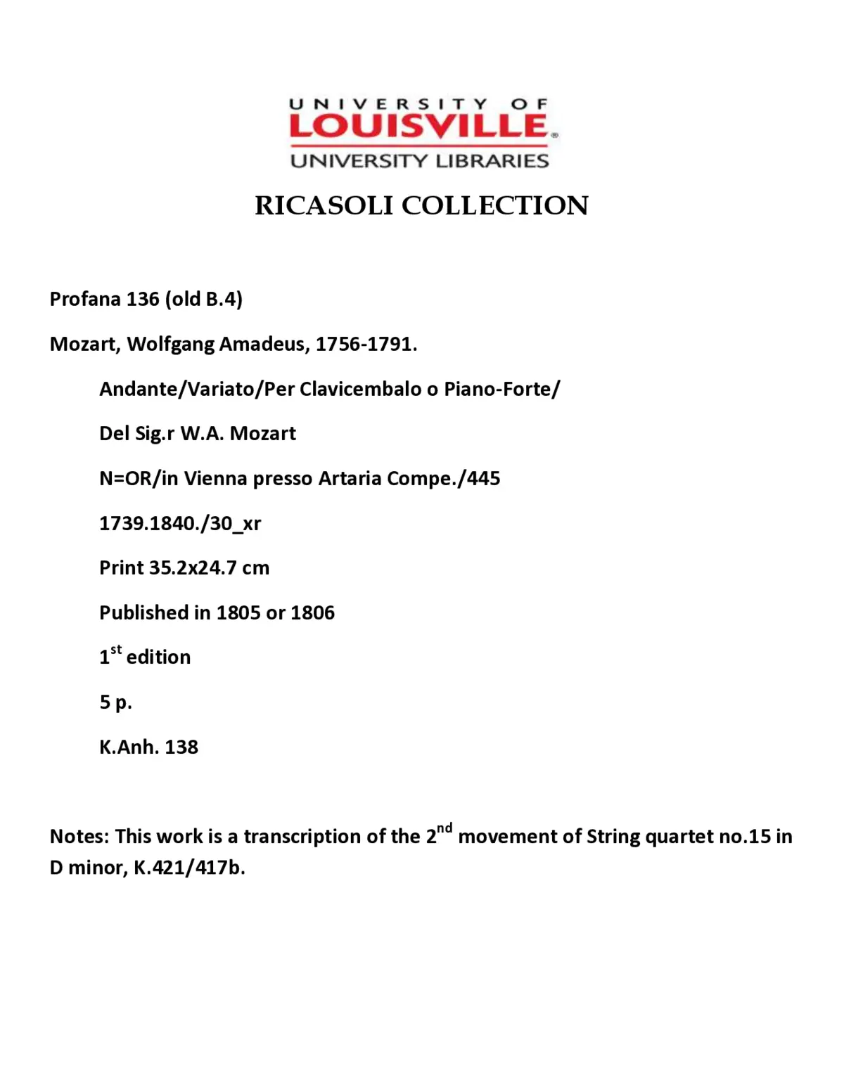 Andante variato, K.Anh.138 - Page 1