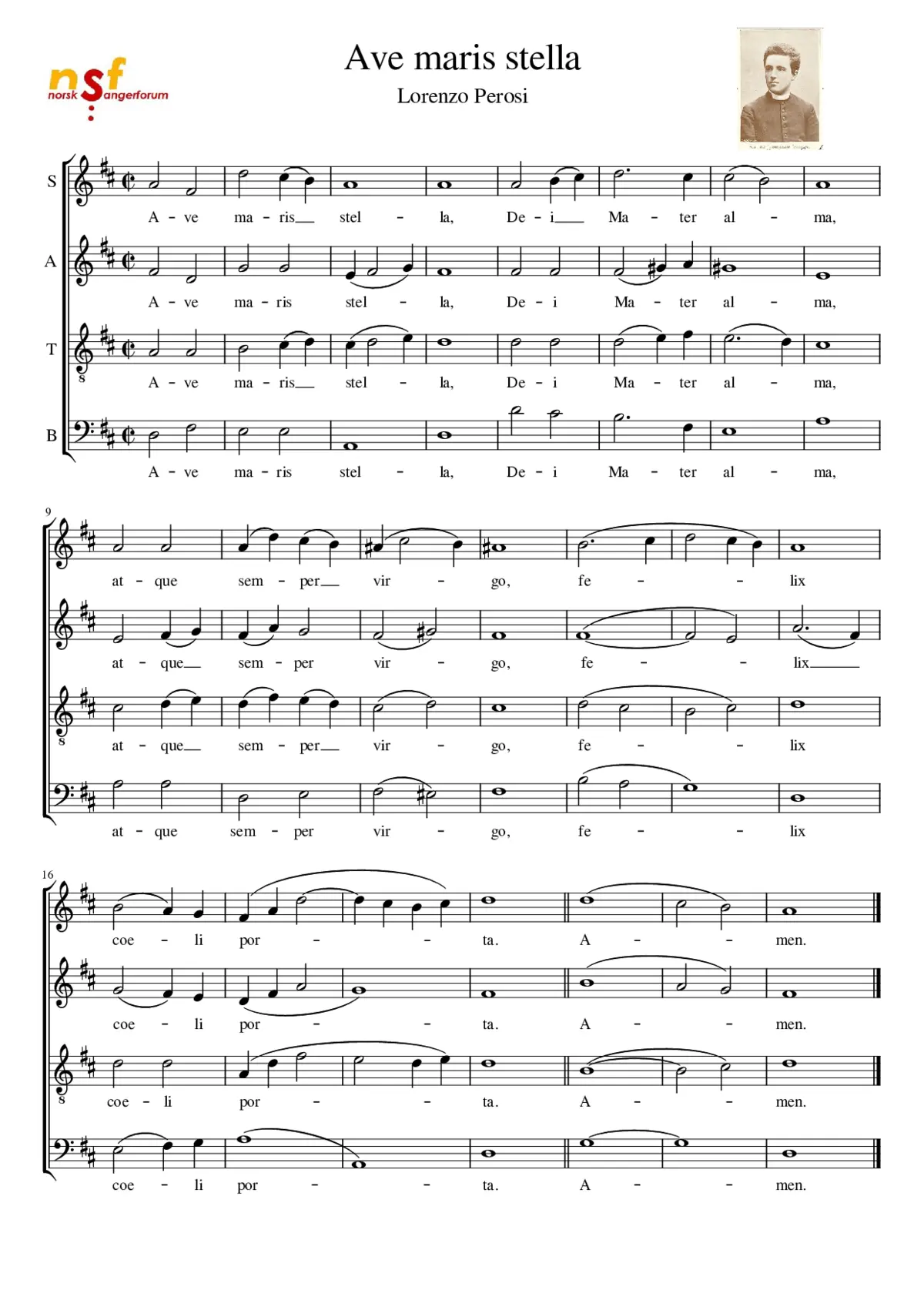 Ave maris stella - Page 1