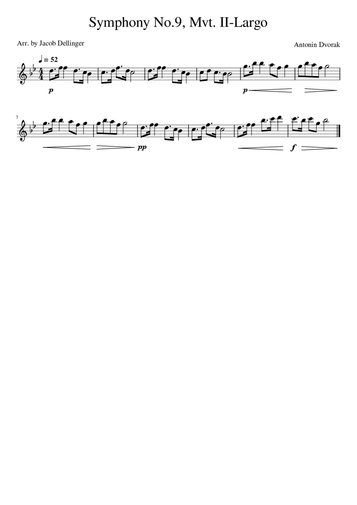 Symphony No.9 Op.95 - Page 1