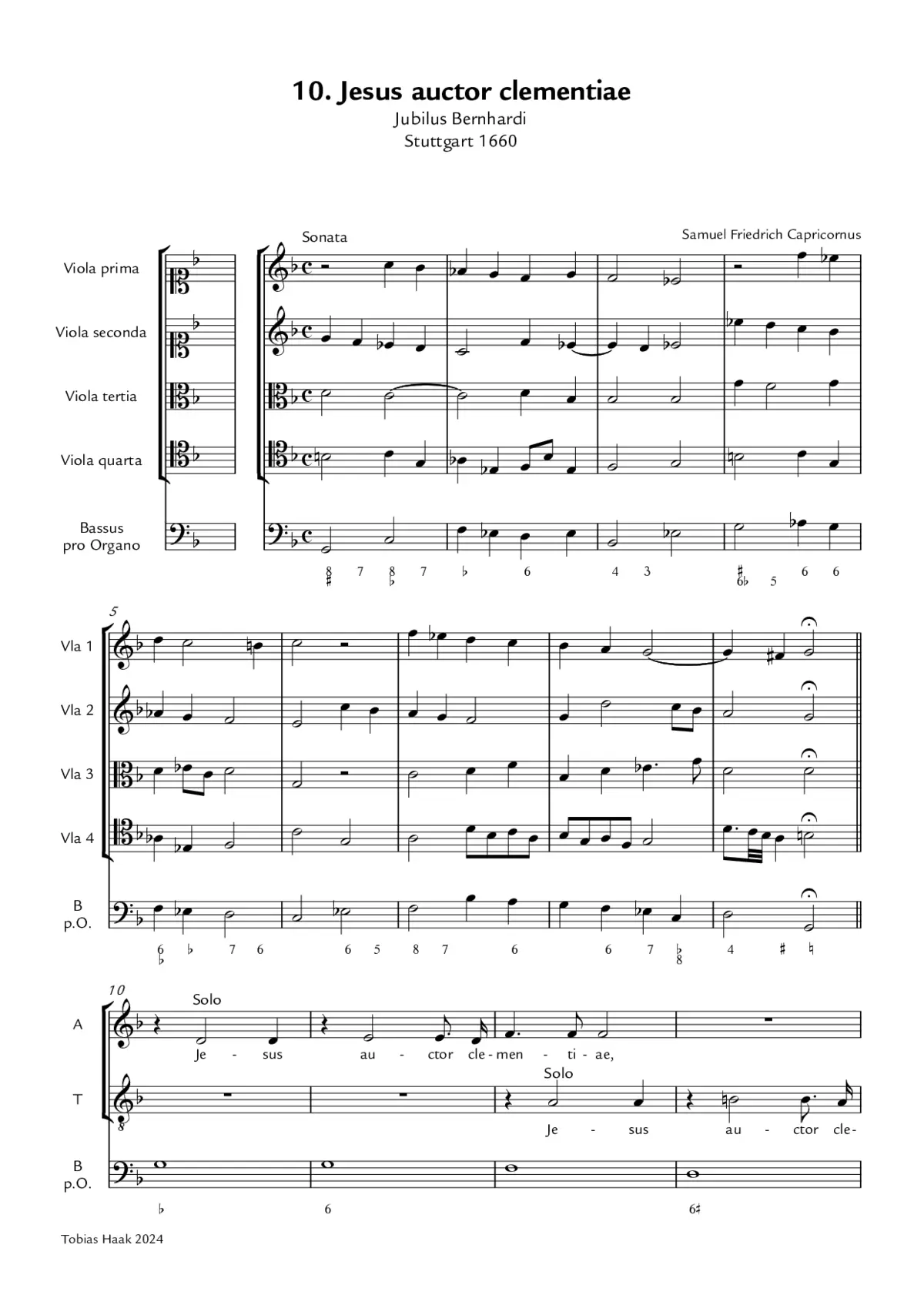 Jesus auctor clementiae - Page 1