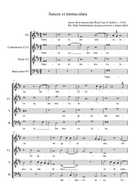 Sancta et immaculata
