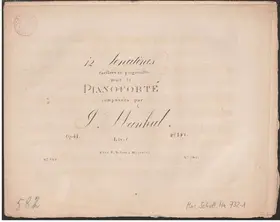 12 Sonatines faciles et progressives