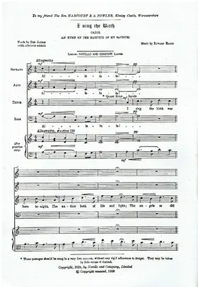 I Sing the Birth