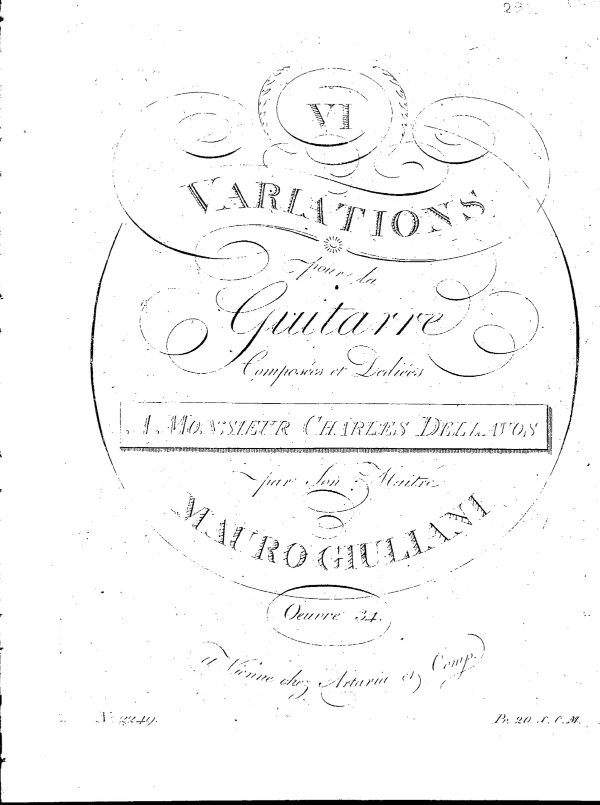 6 Variations, Op.34 - Page 1
