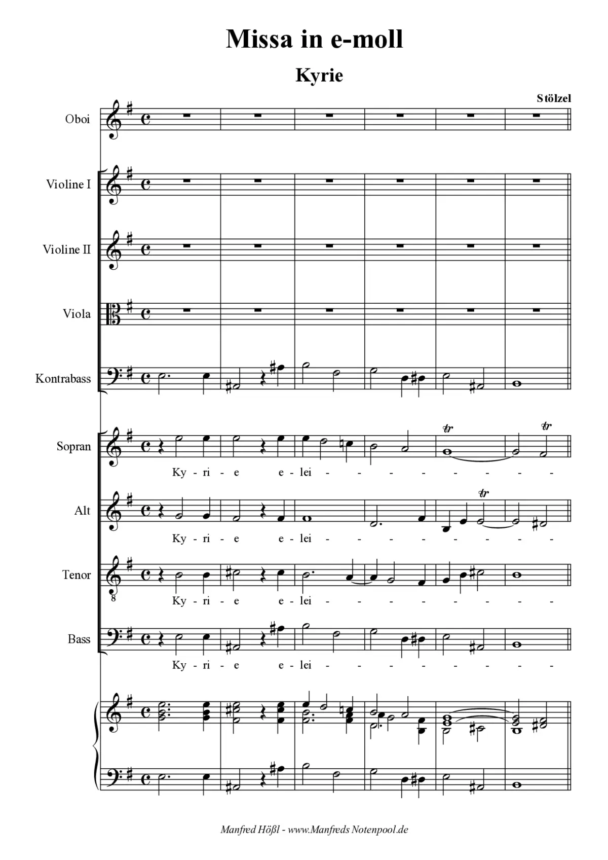 Missa in e - Page 1