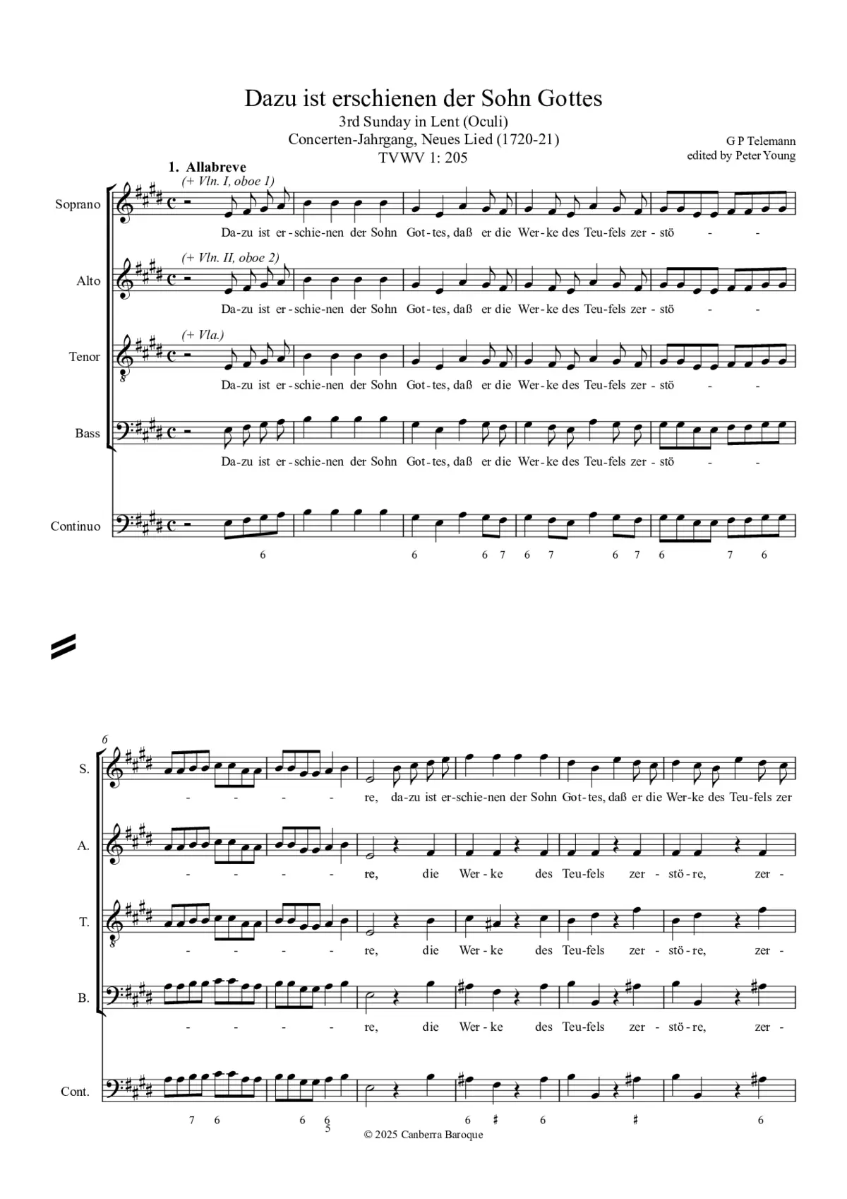 Dazu ist erschienen der Sohn Gottes - Page 1