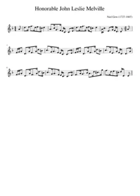 Honorable John Leslie Melville