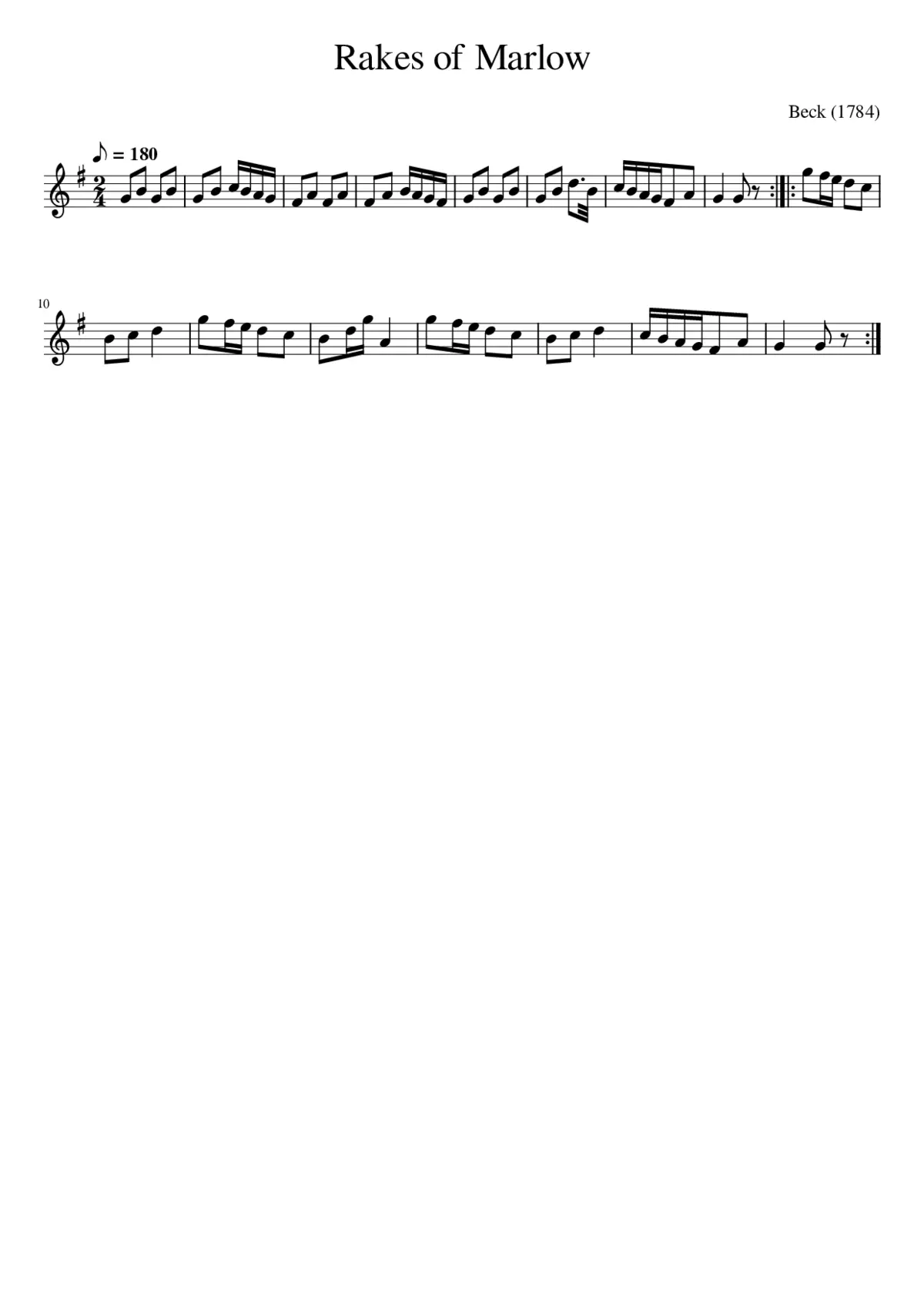 Rakes of Marlow - Page 1