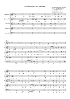 Ad Dominum cum tribularer