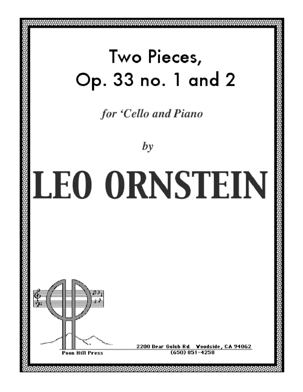 2 Cello Pieces - Page 1