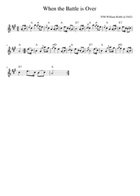 When The Battle Is Over