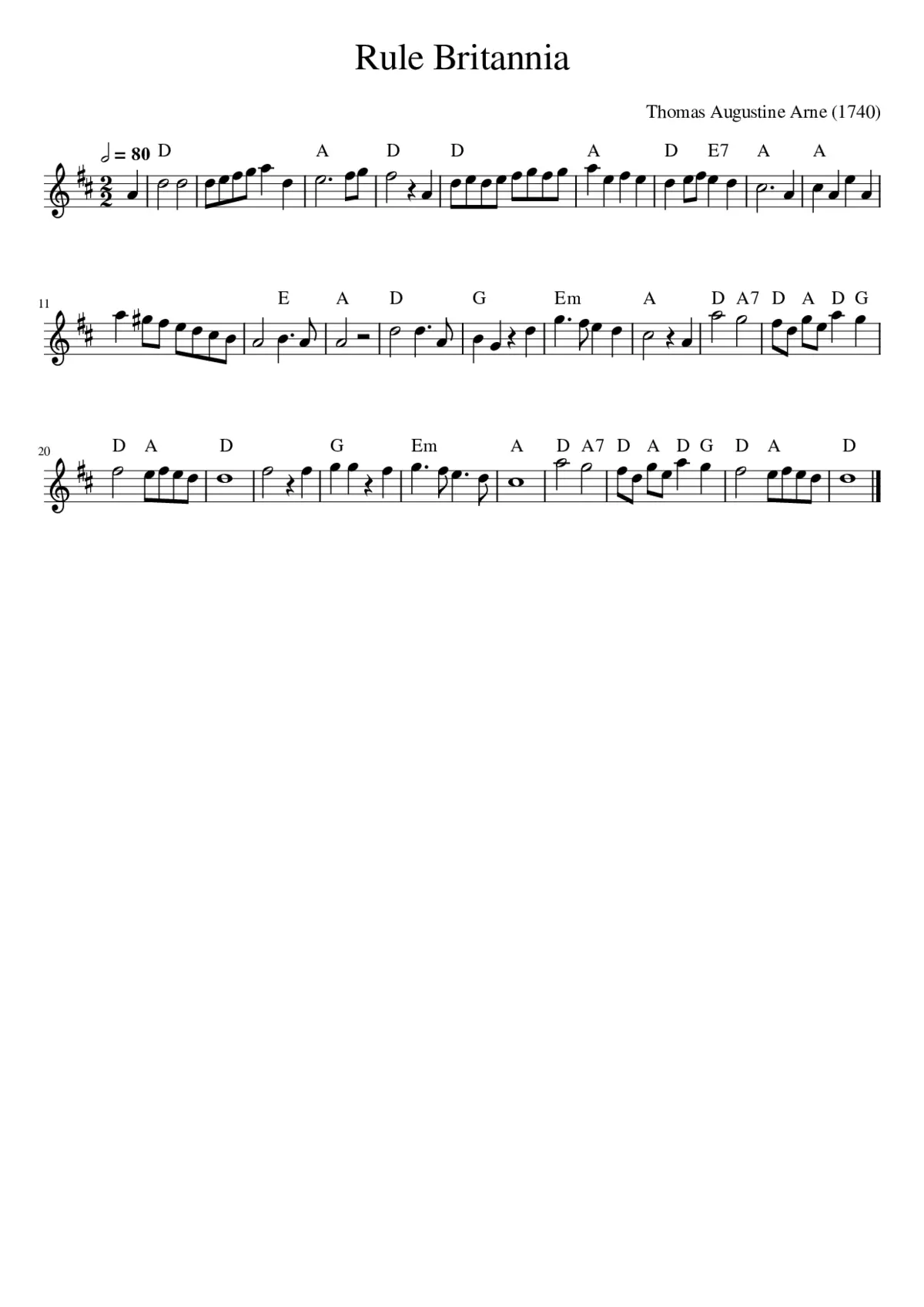 Rule Britannia - Page 1