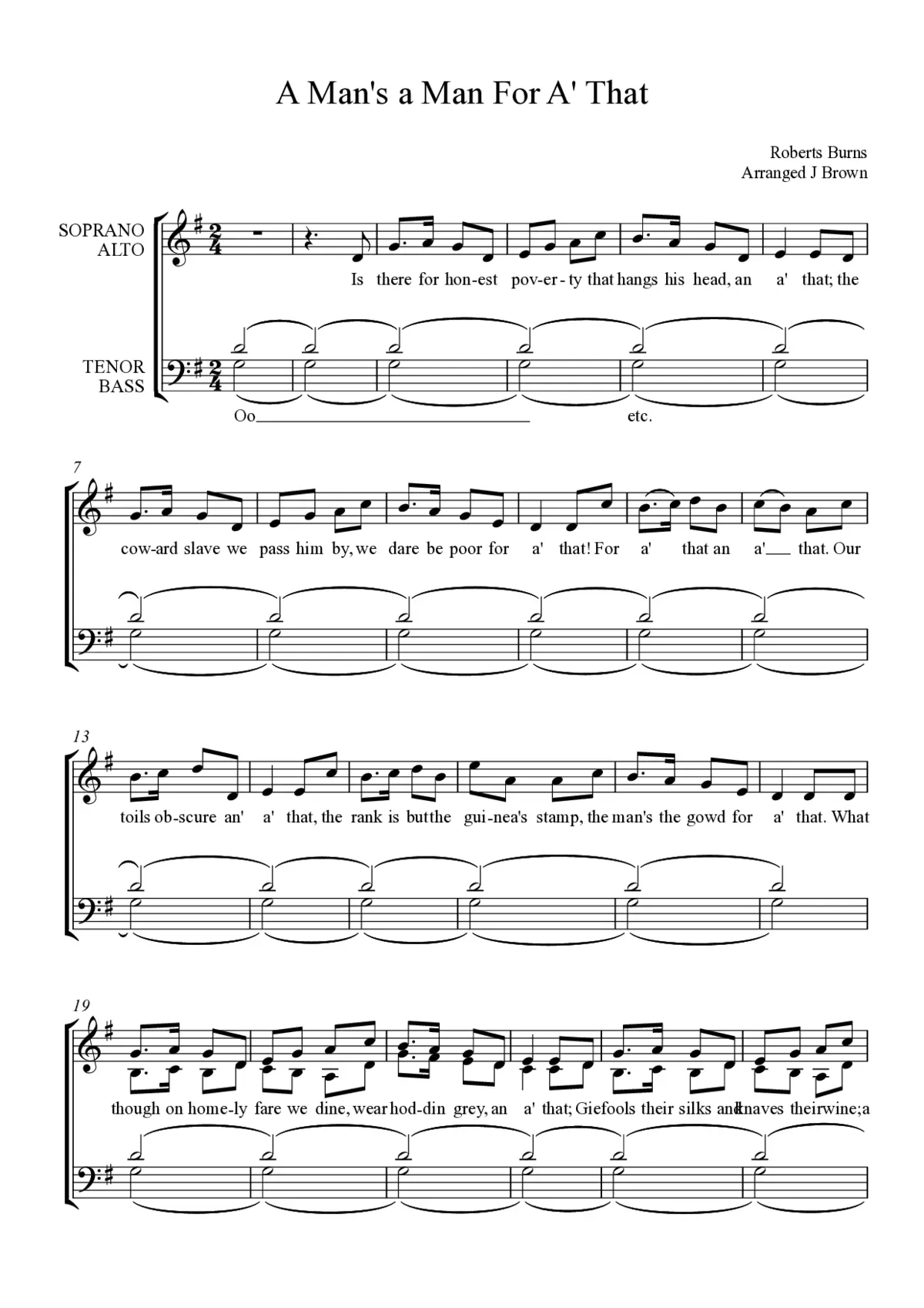 A man's a man for a' that - Page 1