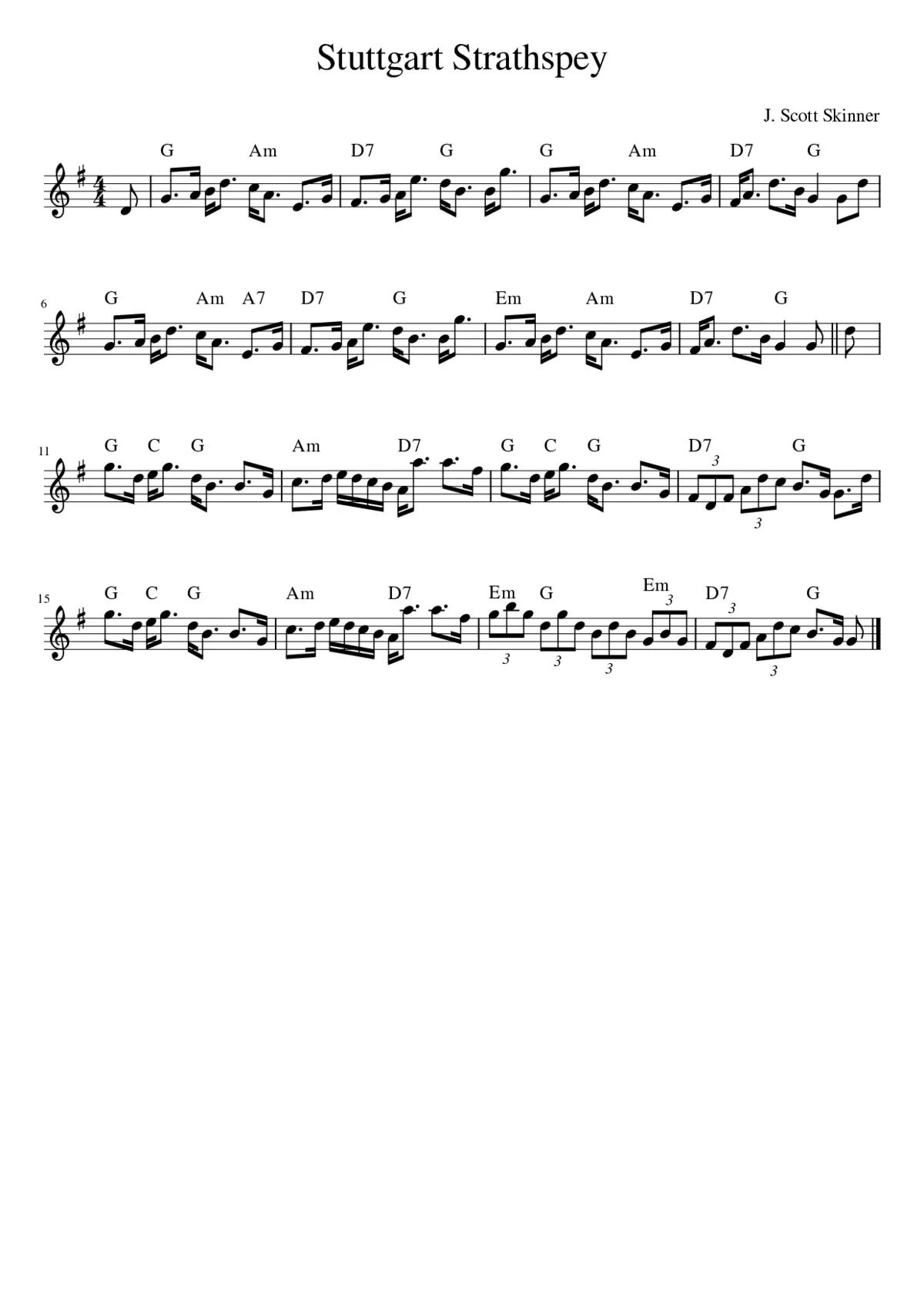 Stuttgart Strathspey - Page 1
