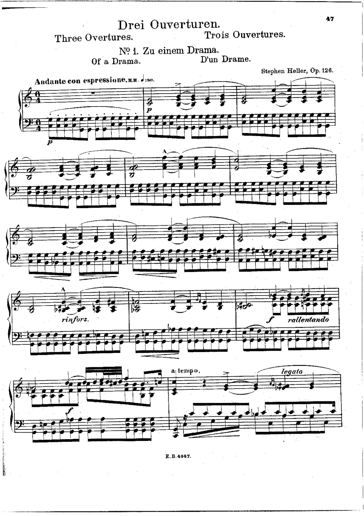3 Ouvertures, Op.126 - Page 1