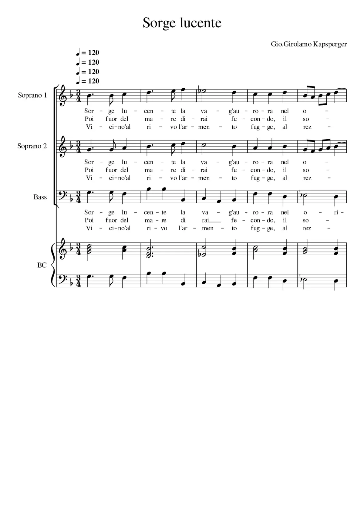Sorge lucente - Page 1