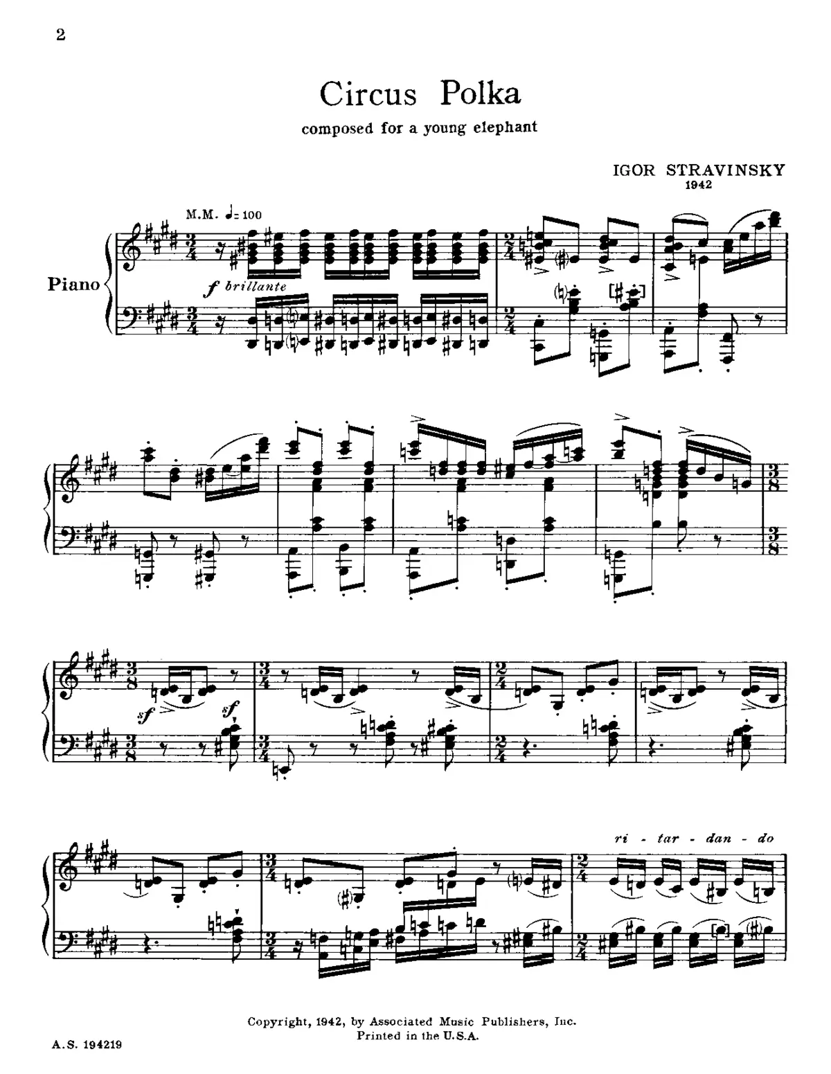 Circus Polka - Page 1