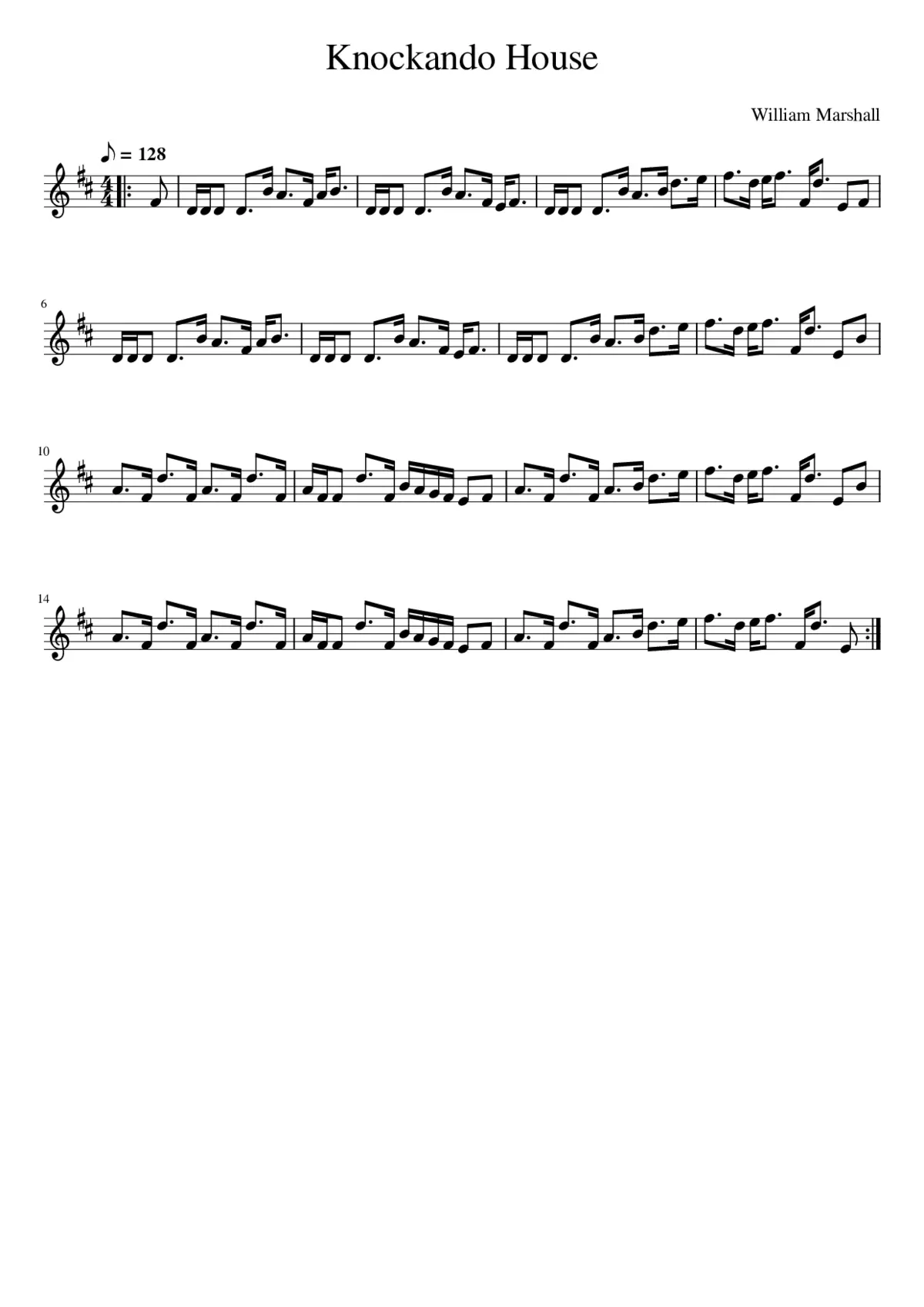 Knockando House - Page 1