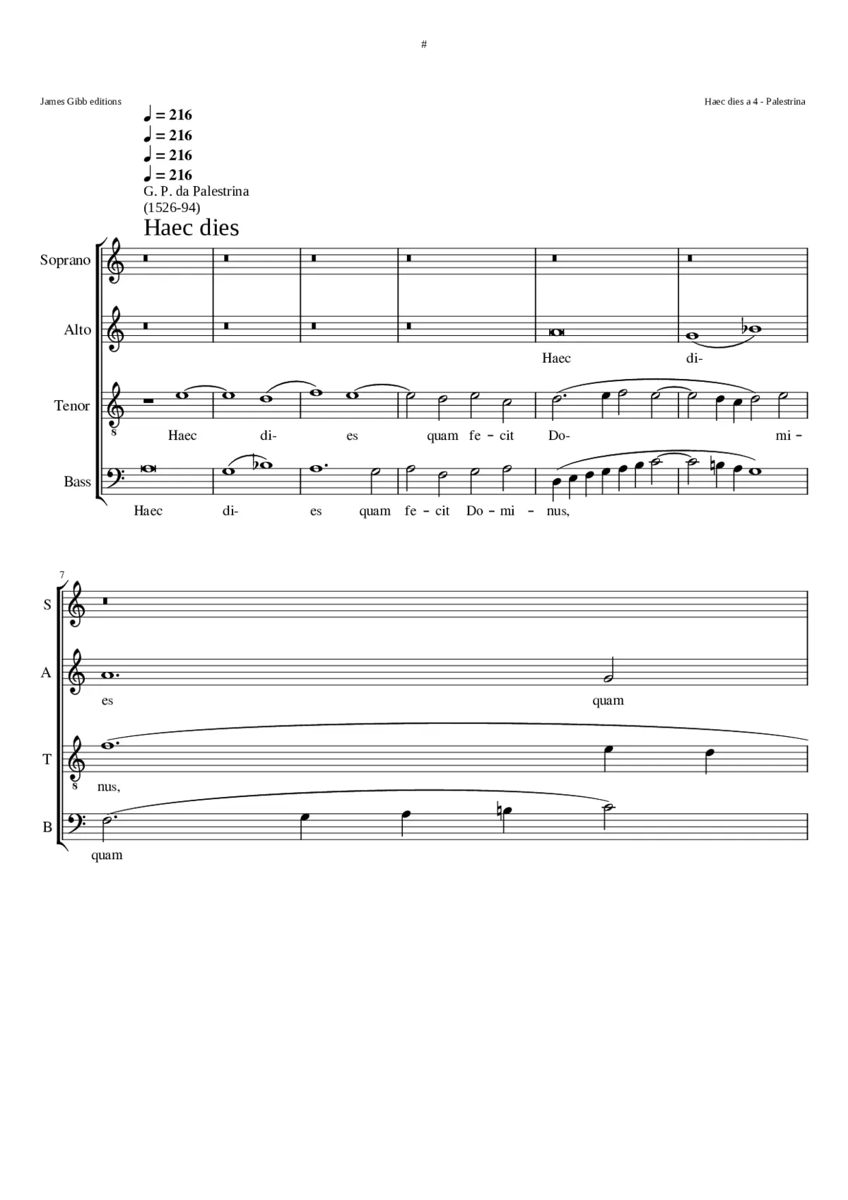 Haec dies - Page 1