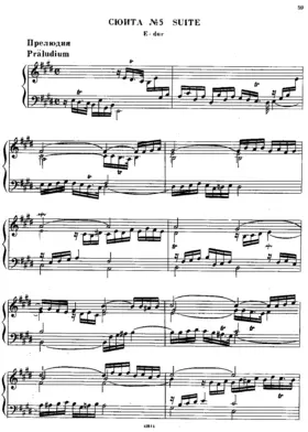 Suite in E major