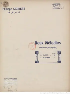 2 Mélodies