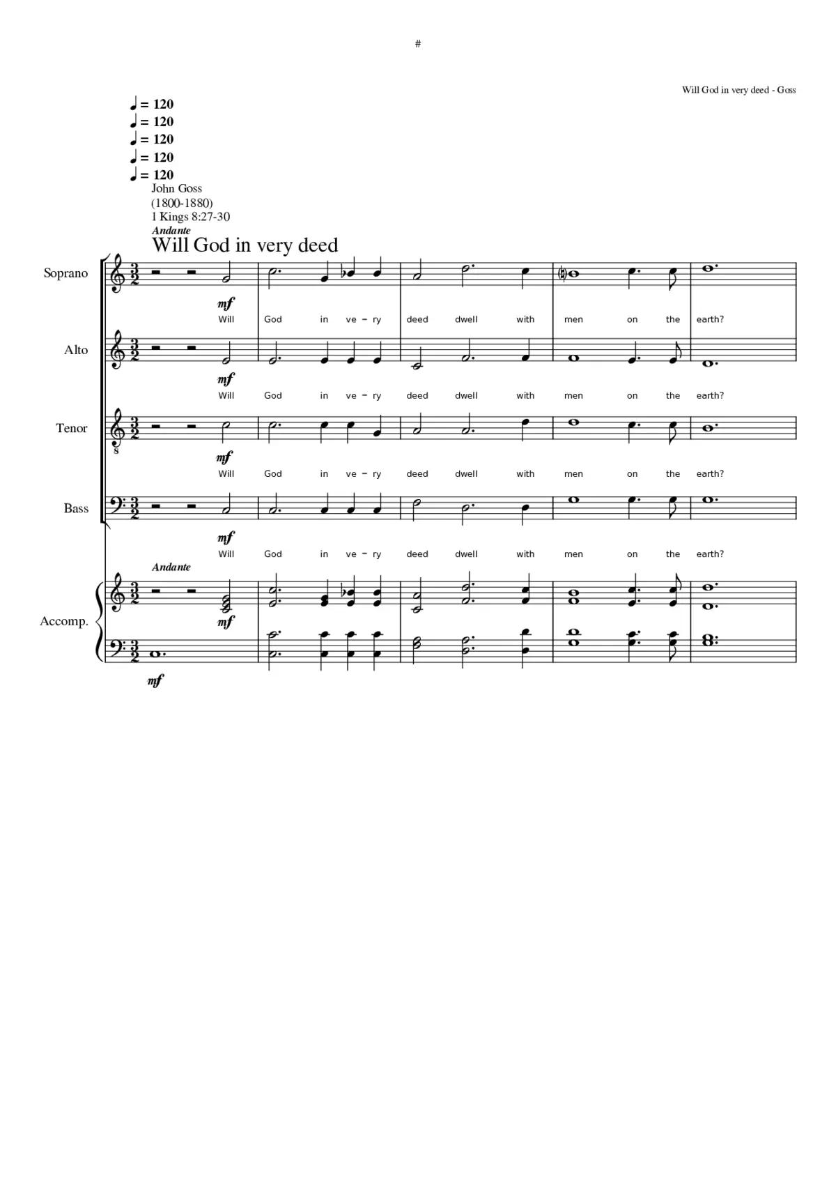 Will God in very deed - Page 1