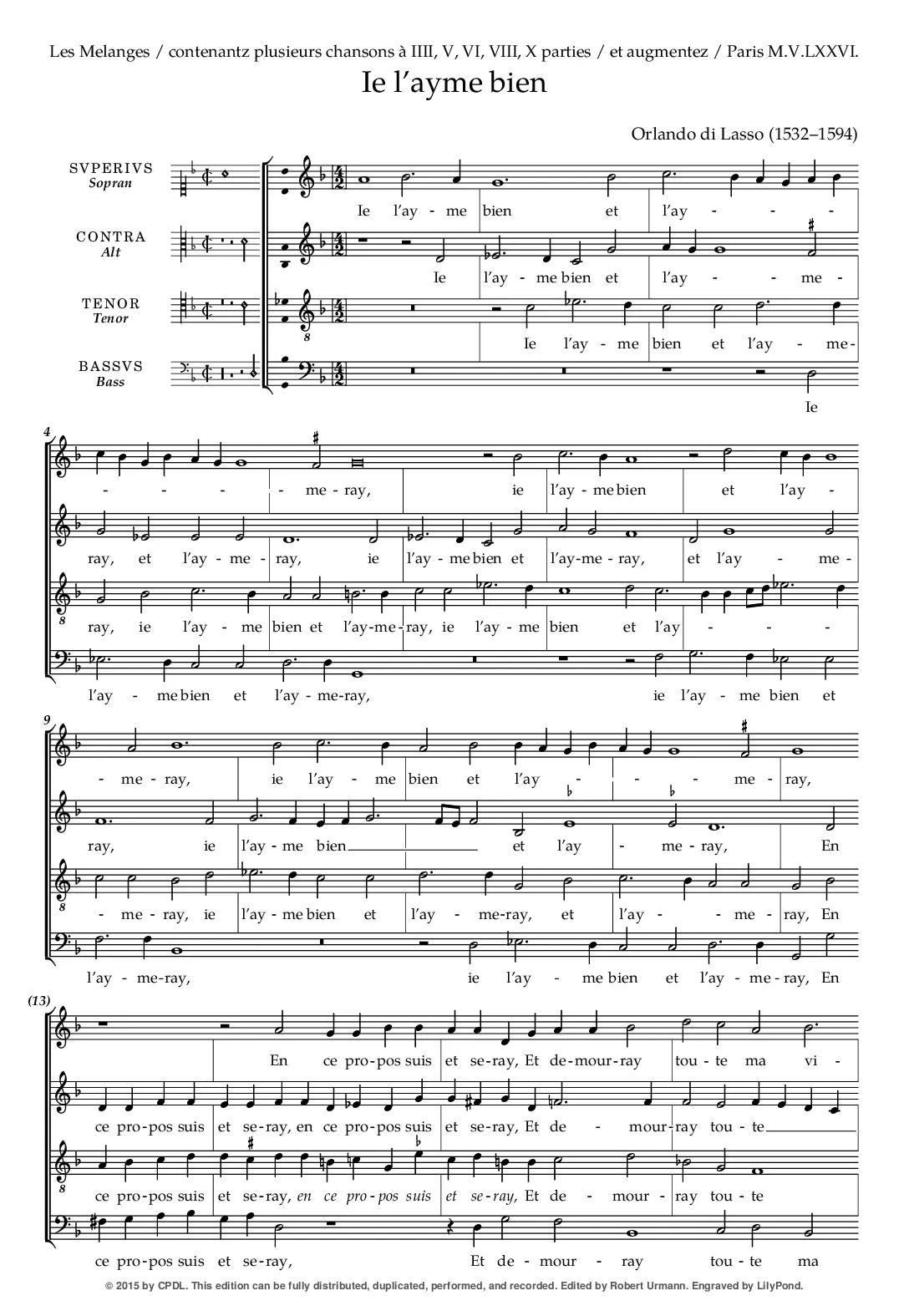 Je l'aime bien et l'aimerai - Page 1