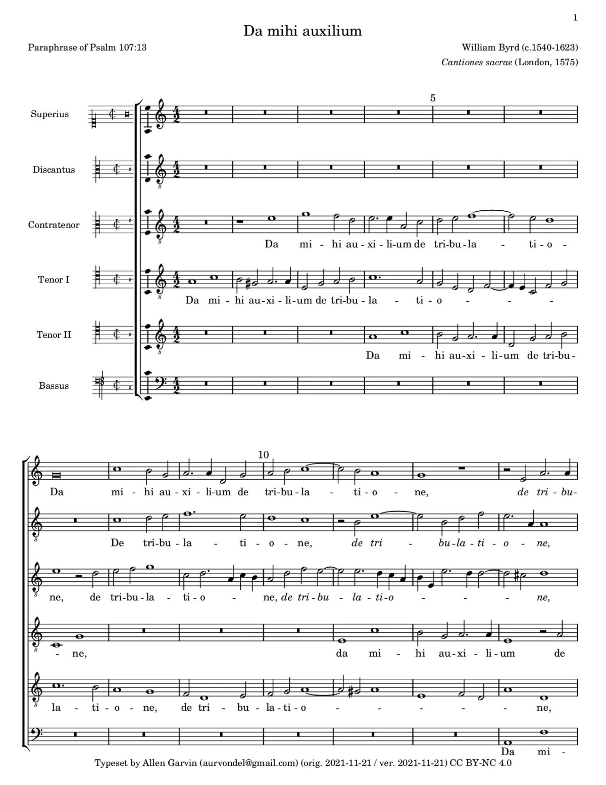 Da mihi auxilium - Page 1