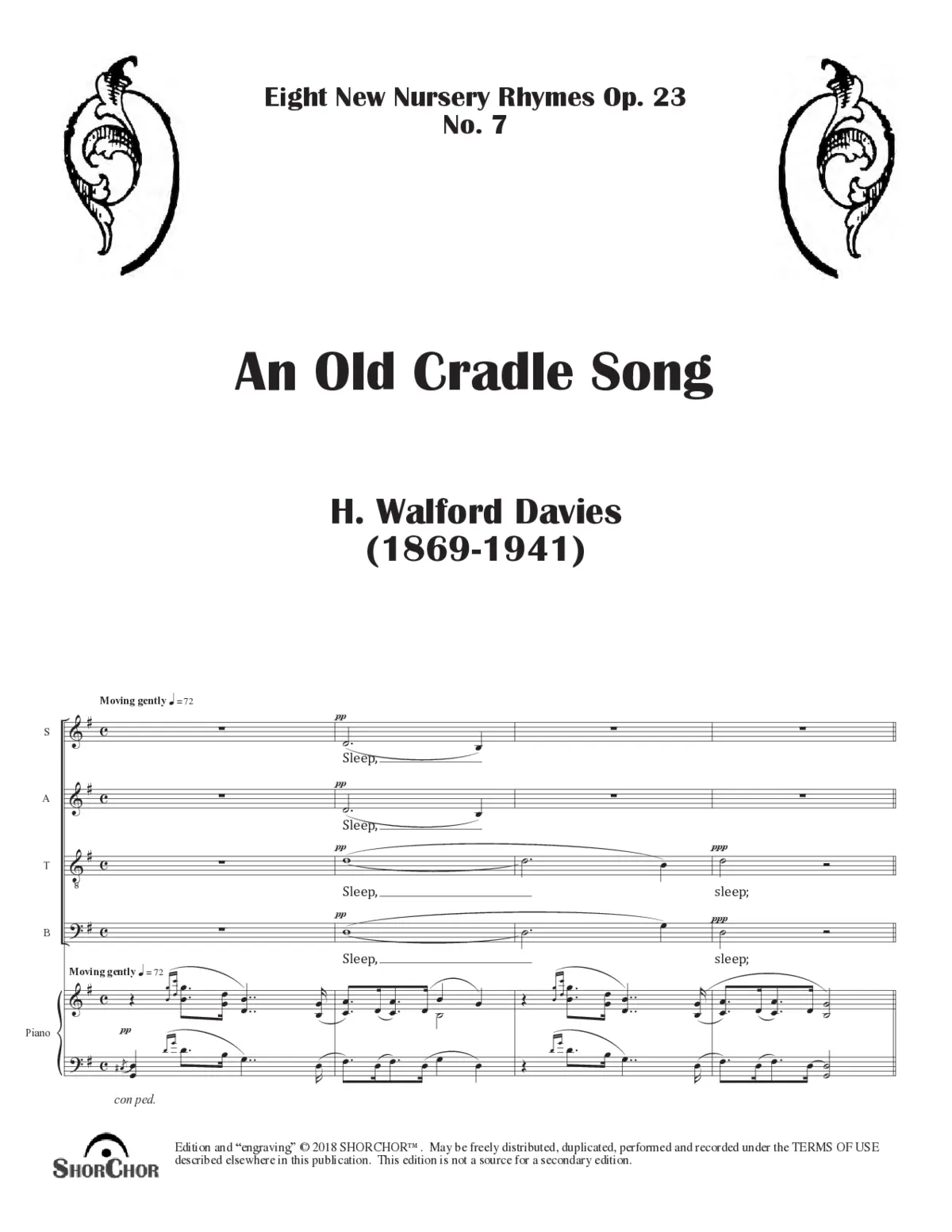 An Old Cradle Song - Page 1