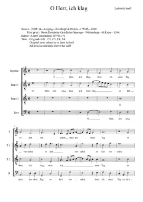 O Herr, ich klag
