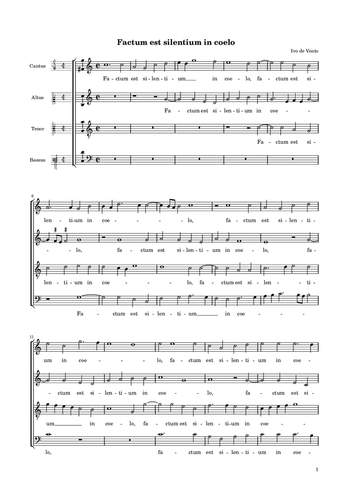 Factum est silentium - Page 1