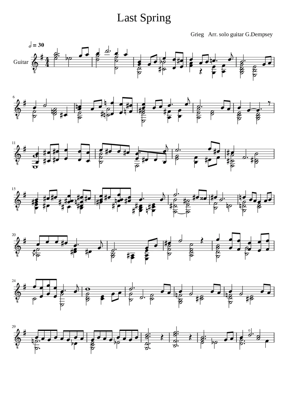 Last Spring - Page 1