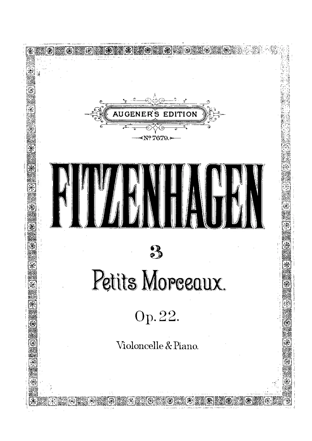 3 Petits morceaux - Page 1