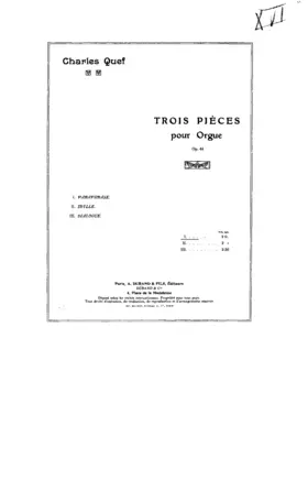 3 Pieces for Organ