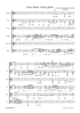 Laus, honor, virtus, gloria