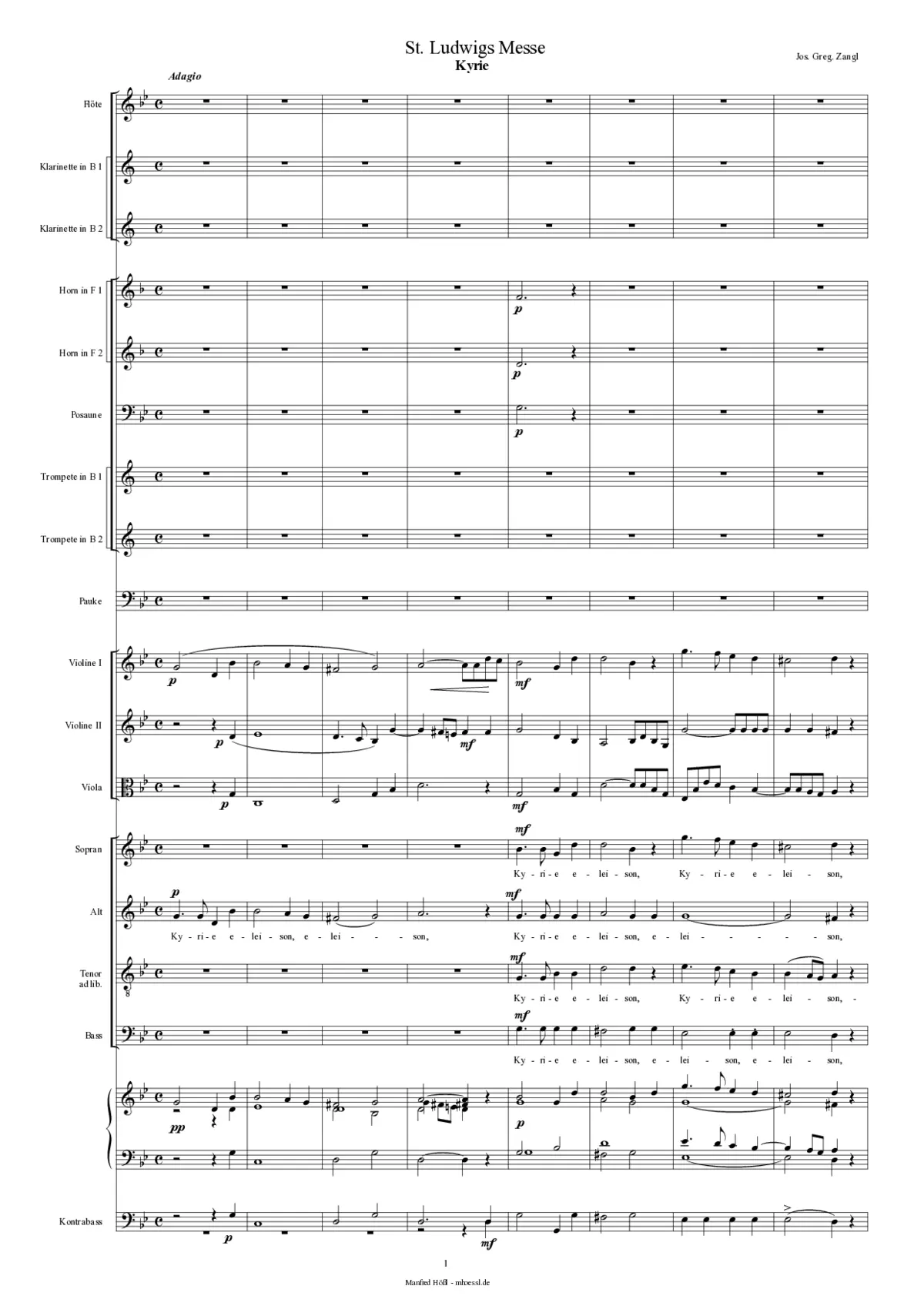 Ludwigs Messe - Page 1