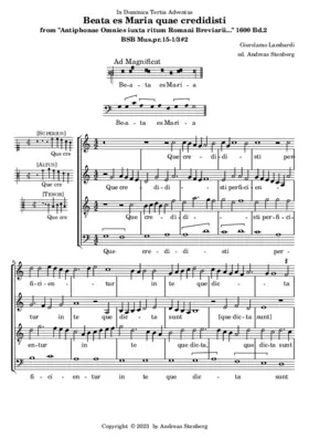 Beata es Maria quae credidisti