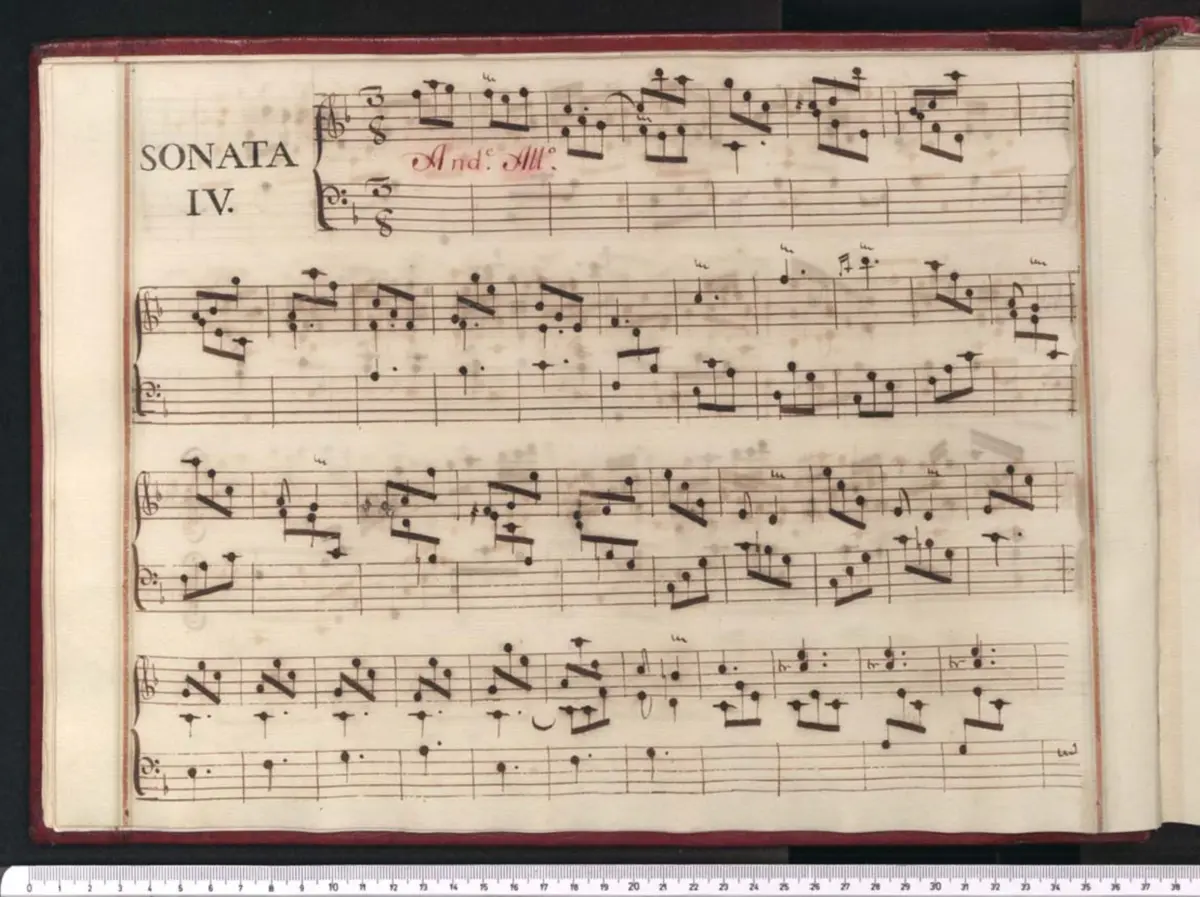 Keyboard Sonata in F major - Page 1