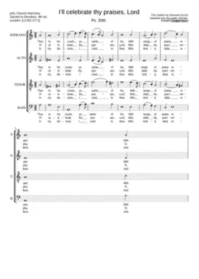 I'll celebrate thy praises Lord