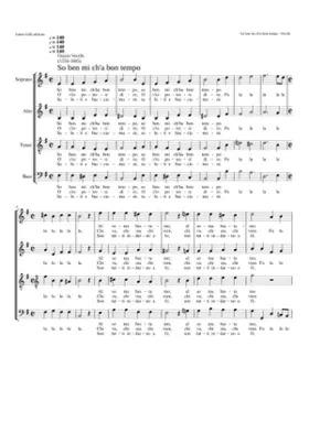 So ben mi ch'ha bon tempo