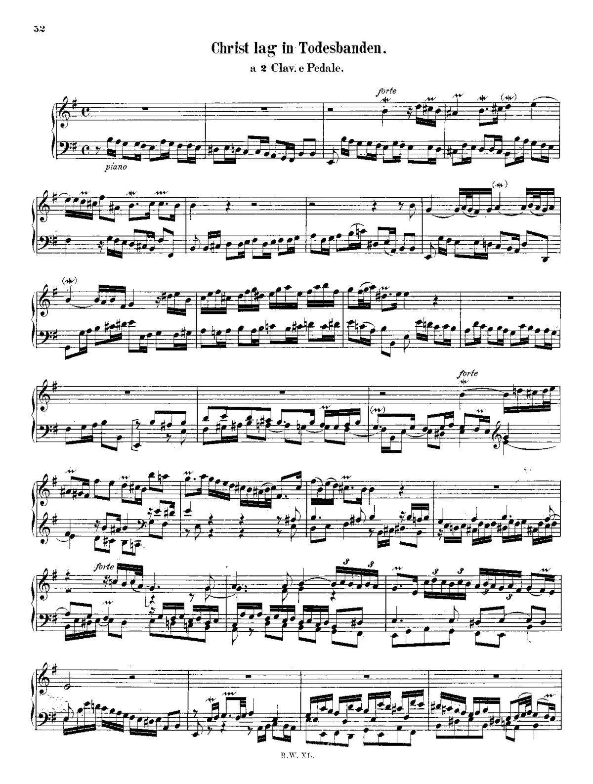 Fantasia sopra 'Christ lag in Todesbanden' - Page 1